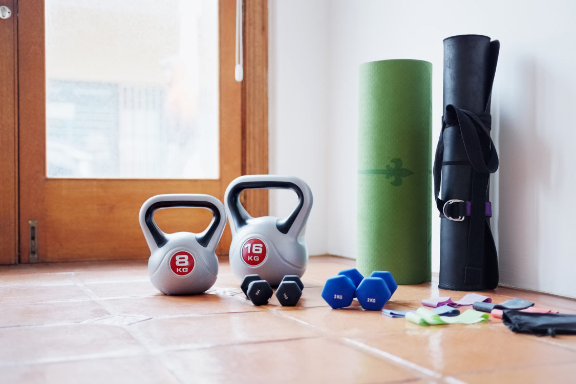 Home fitness equipment for prostate exercises and pelvic floor health