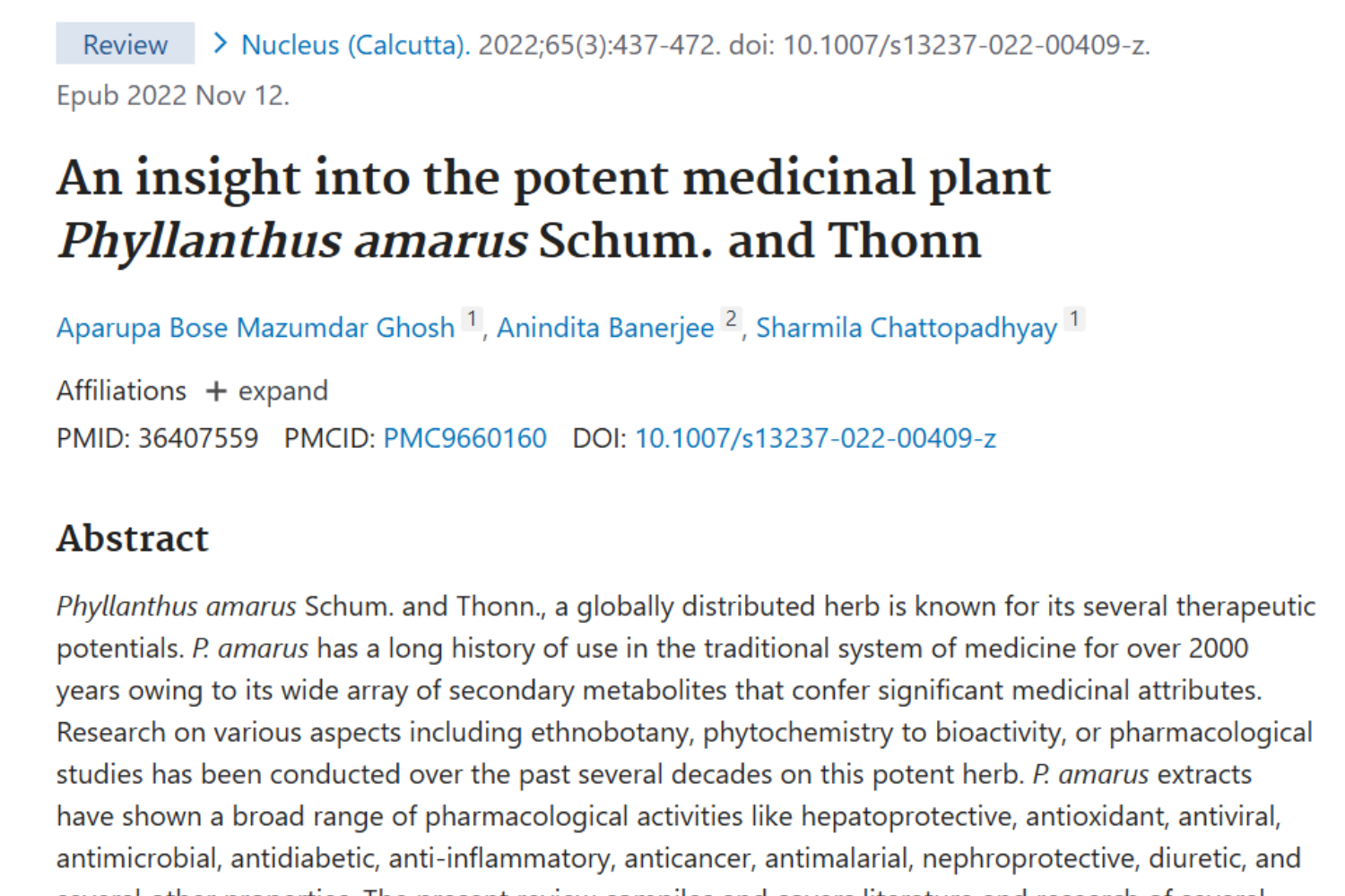 Close-up of Phyllanthus amarus plant with green leaves, symbolizing natural medicine and scientific research.