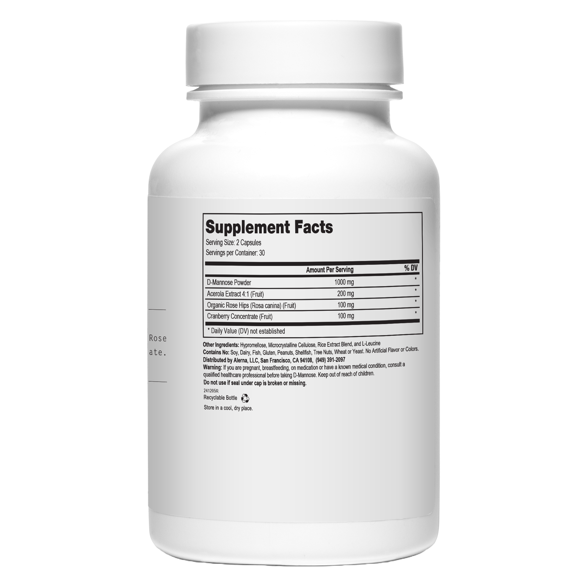 D-Mannose - 60 Vegetarian Capsules