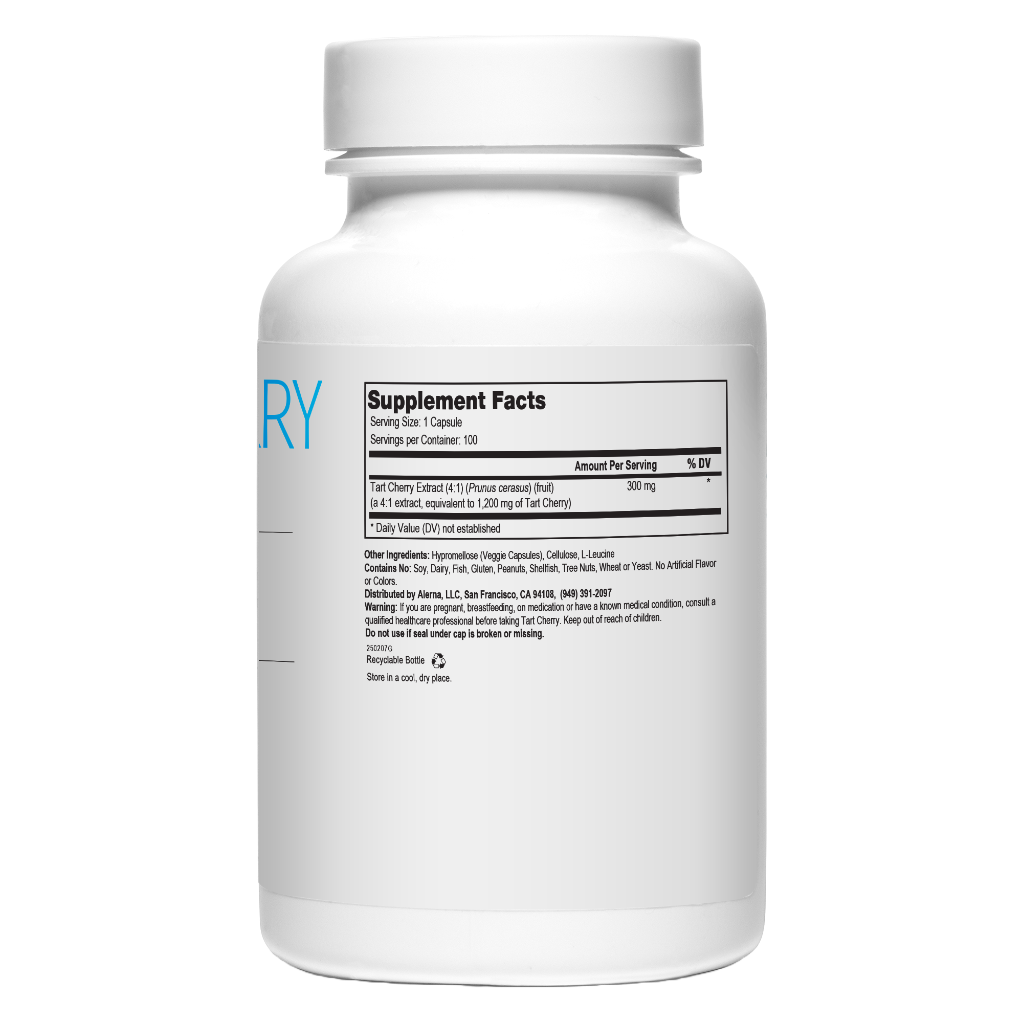 Tart Cherry - 100 Vegetarian Capsules