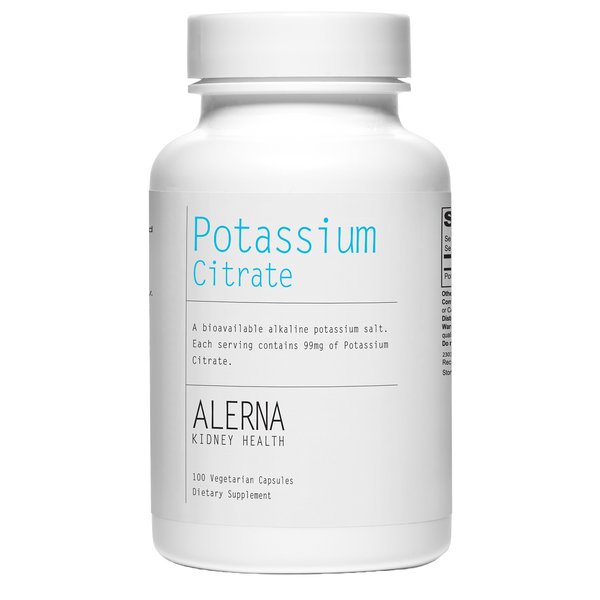 Potassium Citrate - 100 Vegetarian Capsules